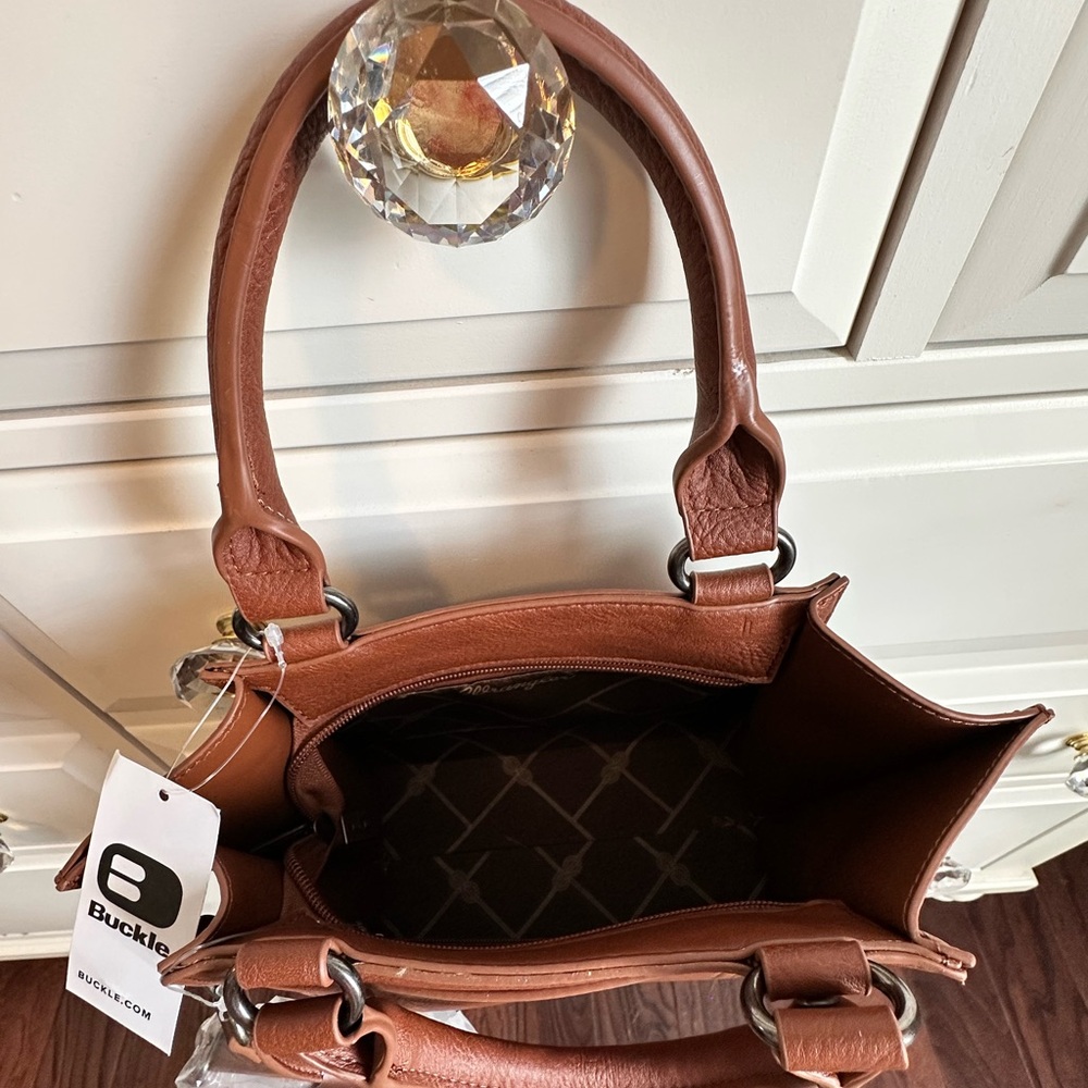 Wrangler Brown Bandana Print Women's Bag - Picture 7 of 8